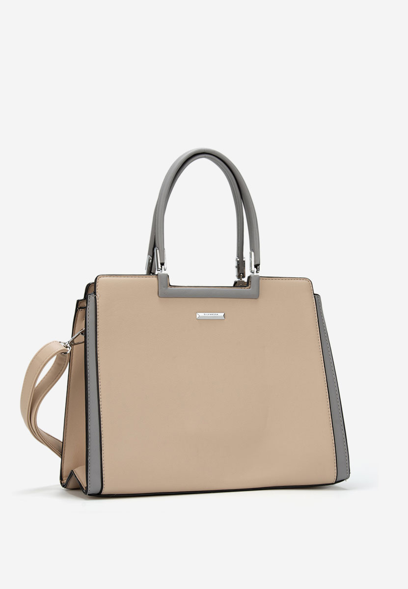 Borsa a mano Silvia Rosa 8166 beige