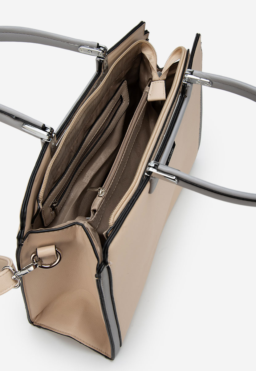 Borsa a mano Silvia Rosa 8166 beige