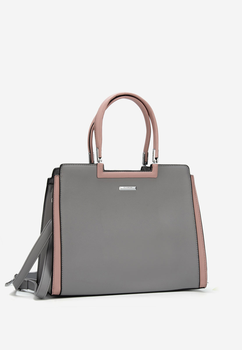 Borsa a mano Silvia Rosa 8166 grigio