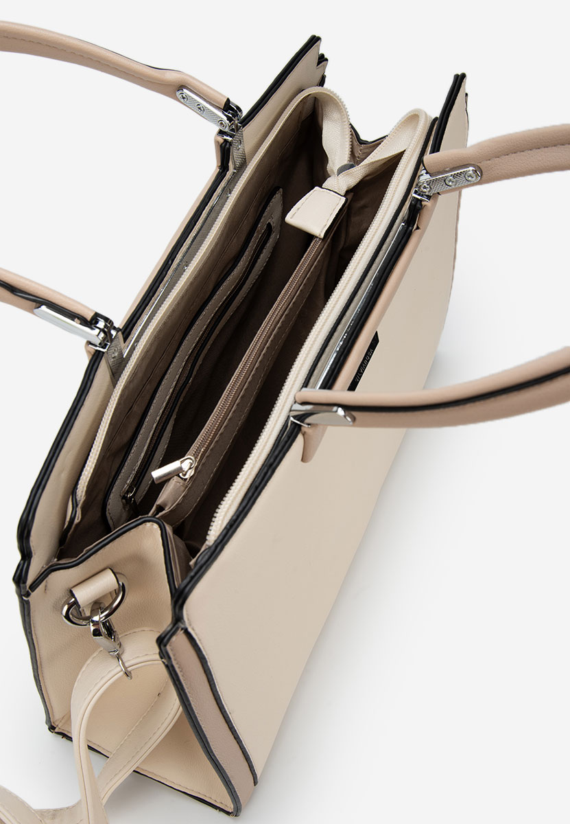 Borsa a mano Silvia Rosa 8166 bianca