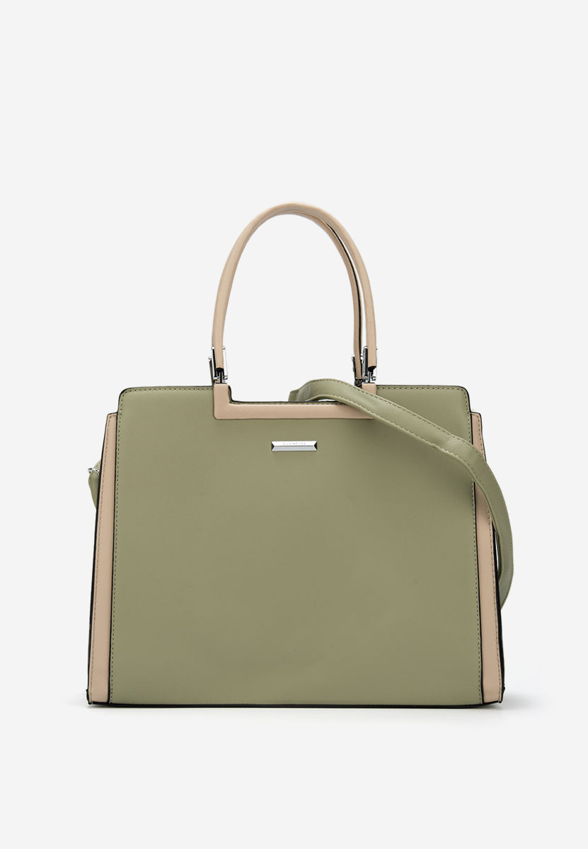 Borsa a mano Silvia Rosa 8166 verde