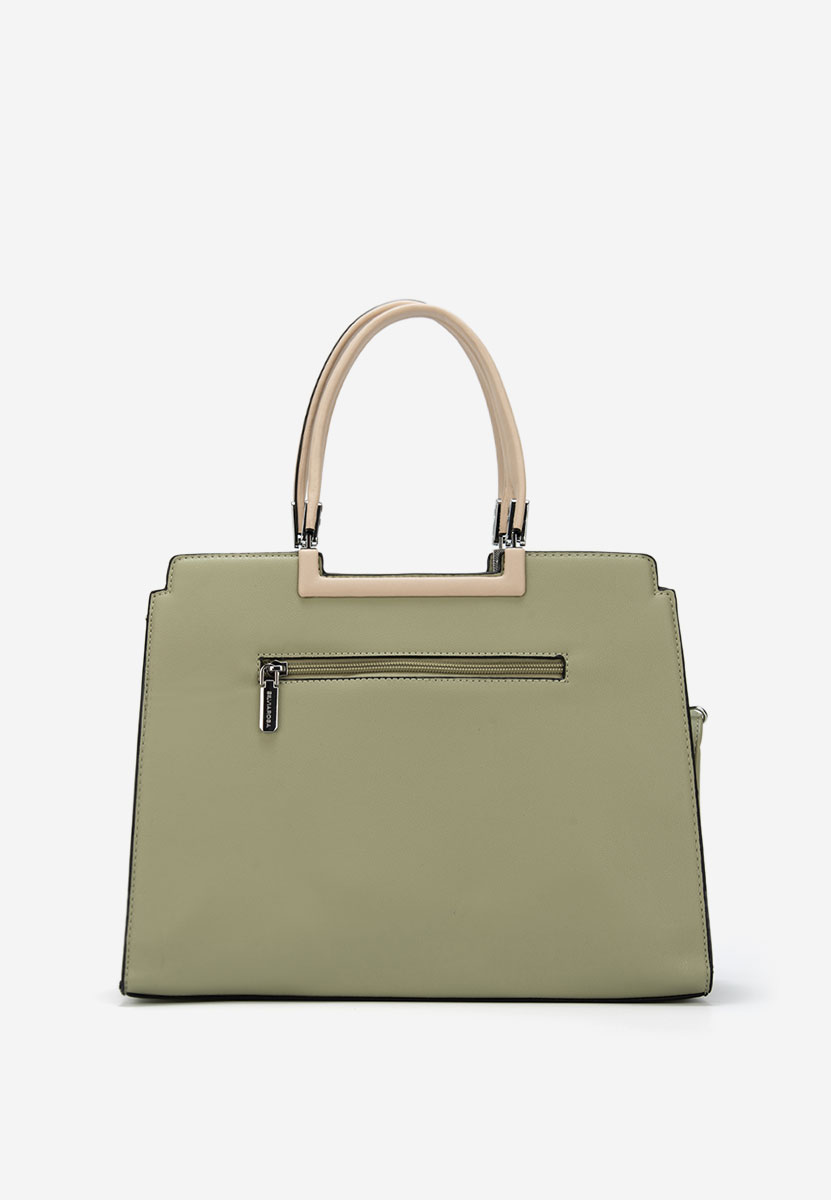 Borsa a mano Silvia Rosa 8166 verde