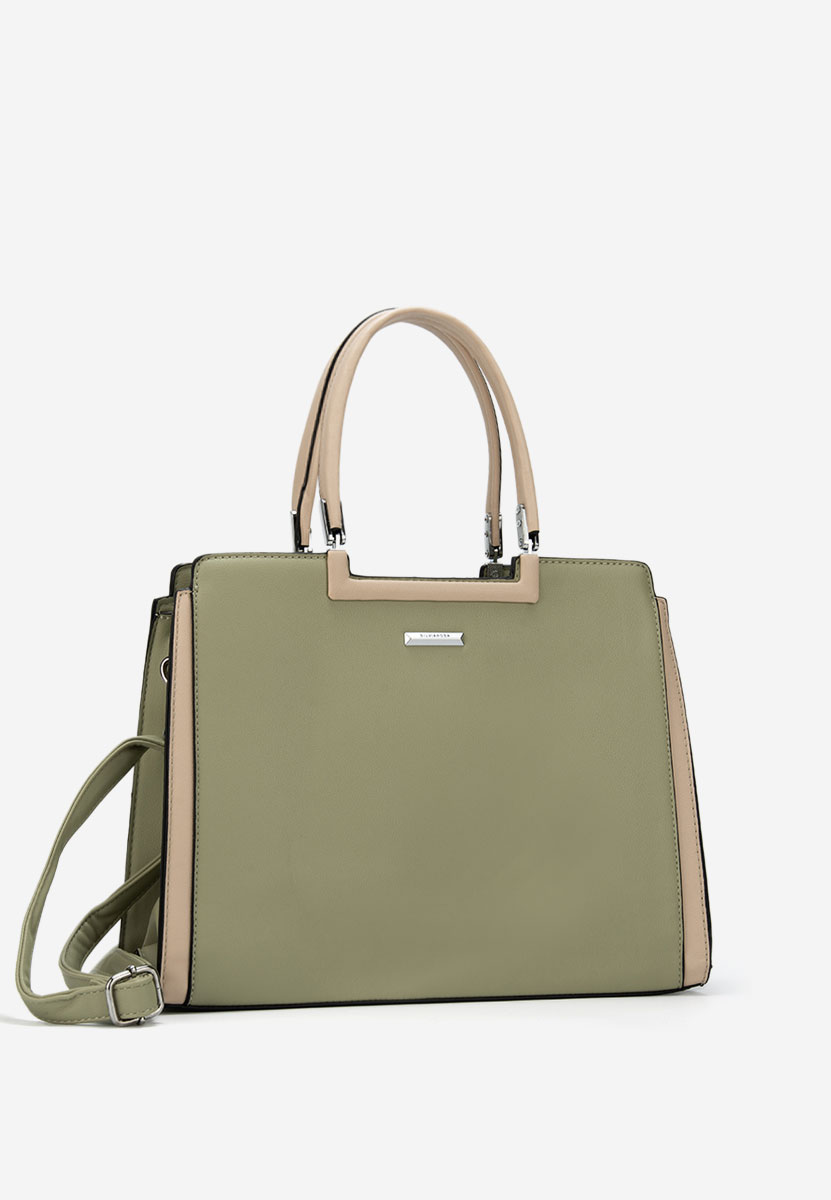 Borsa a mano Silvia Rosa 8166 verde