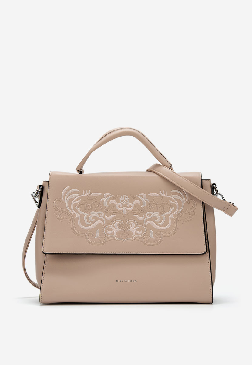 Borsa a mano Silvia Rosa 5956 cachi