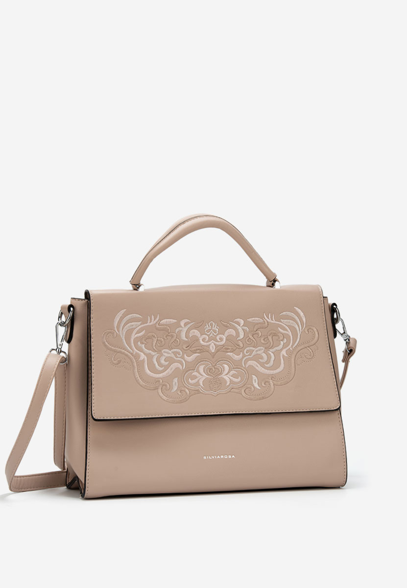 Borsa a mano Silvia Rosa 5956 cachi