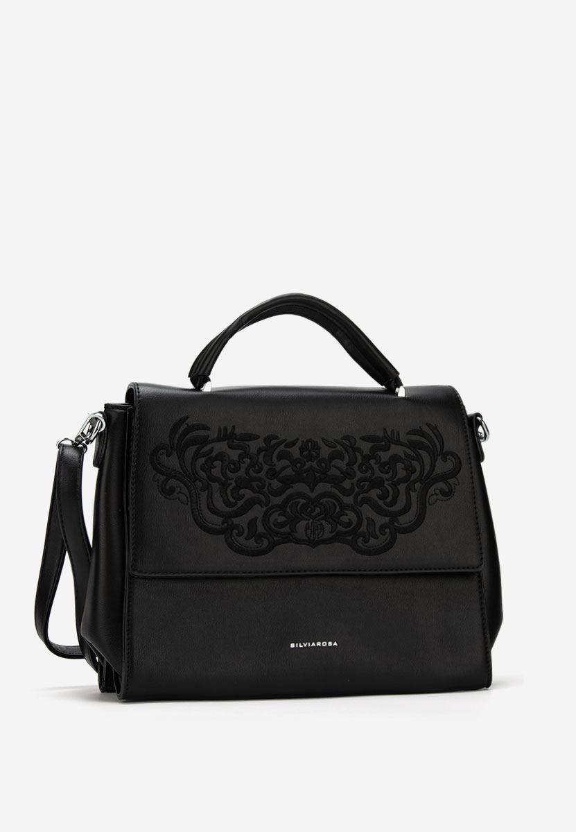 Borsa a mano Silvia Rosa 5956 nera