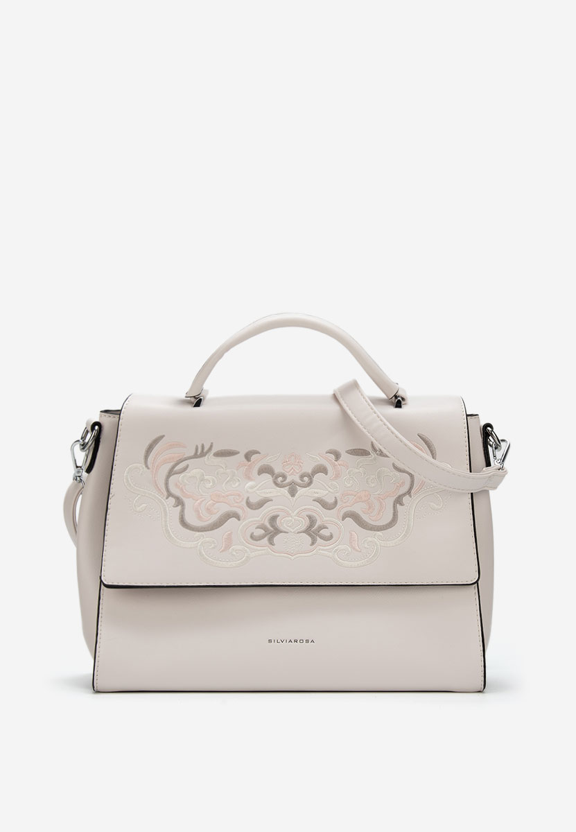 Borsa a mano Silvia Rosa 5956 bianco