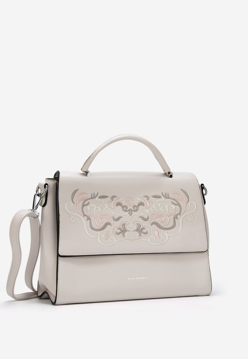 Borsa a mano Silvia Rosa 5956 bianco