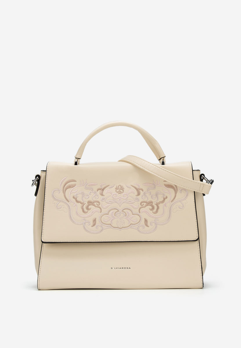 Borsa a mano Silvia Rosa 5956 beige
