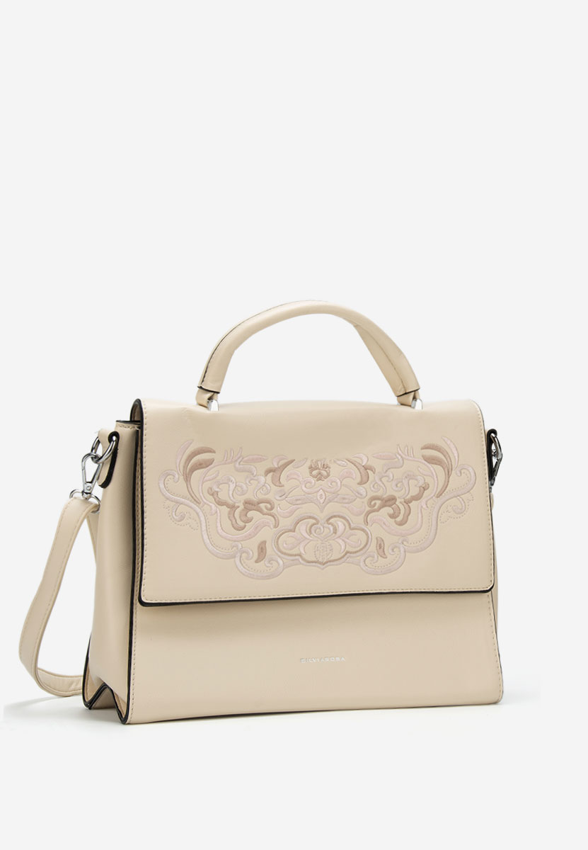 Borsa a mano Silvia Rosa 5956 beige