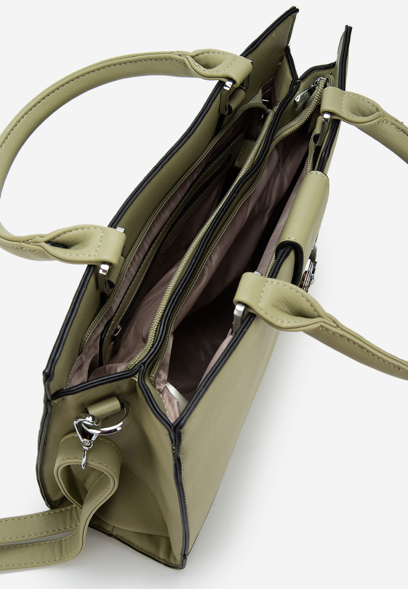 Borsa a mano Silvia Rosa 8040 verde