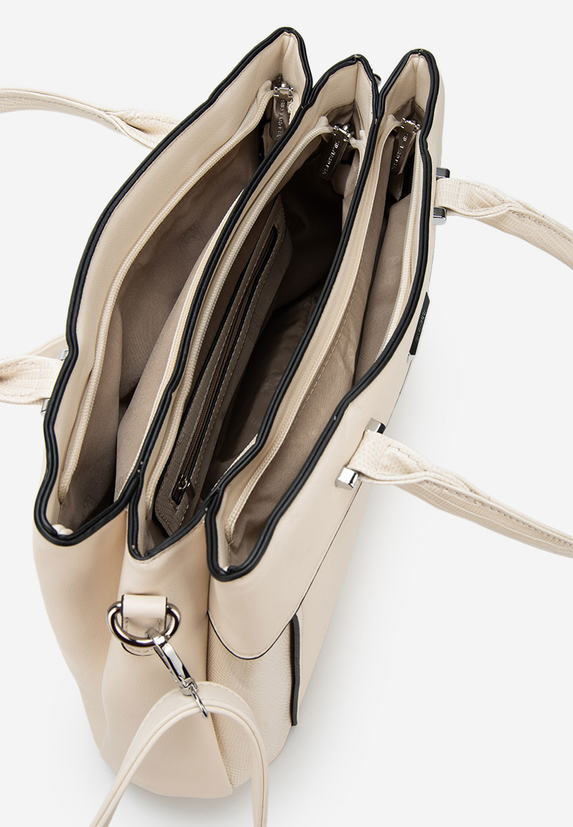 Borsa a mano Silvia Rosa 6937 bianca