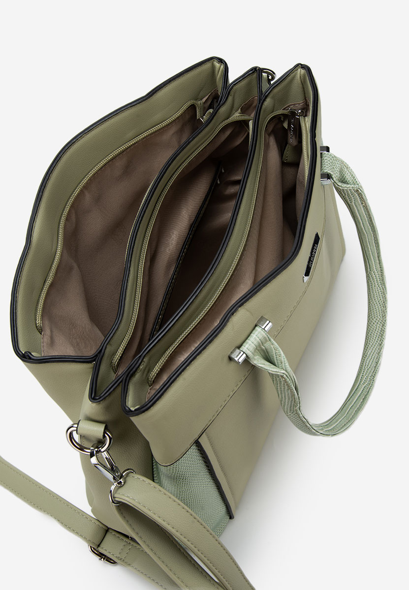 Borsa a mano Silvia Rosa 6937 verde