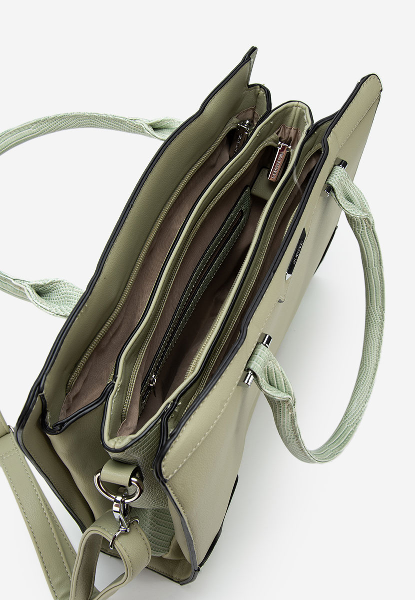 Borsa a mano Silvia Rosa 6926 verde