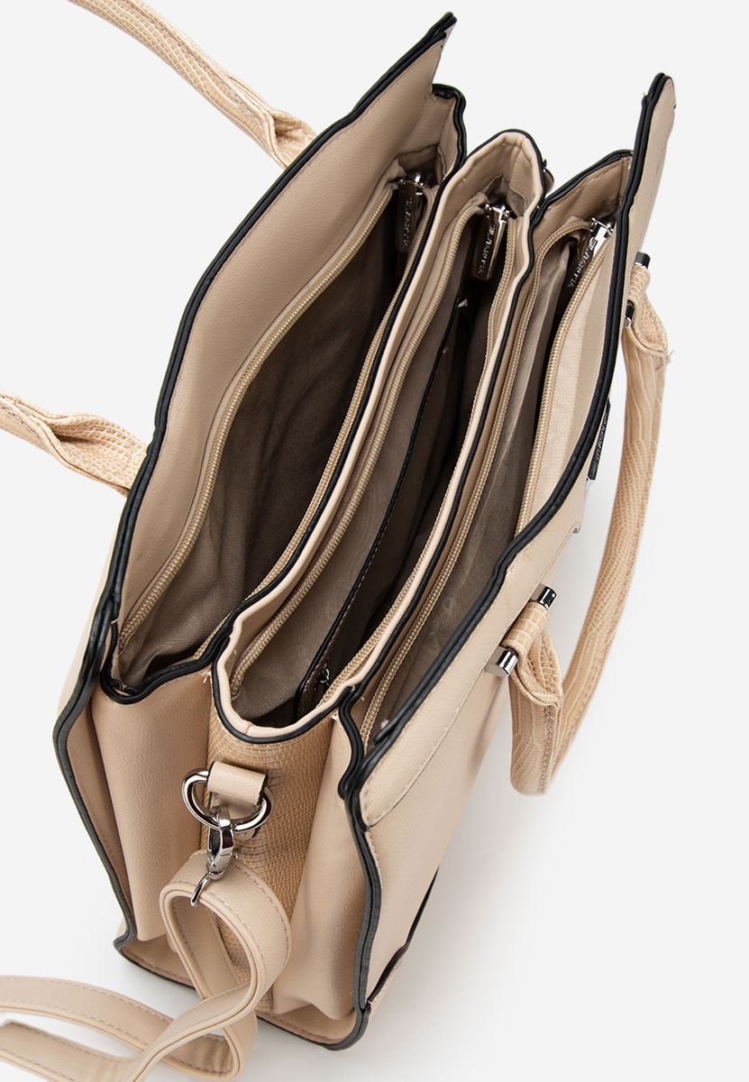 Borsa a mano Silvia Rosa 6926 beige