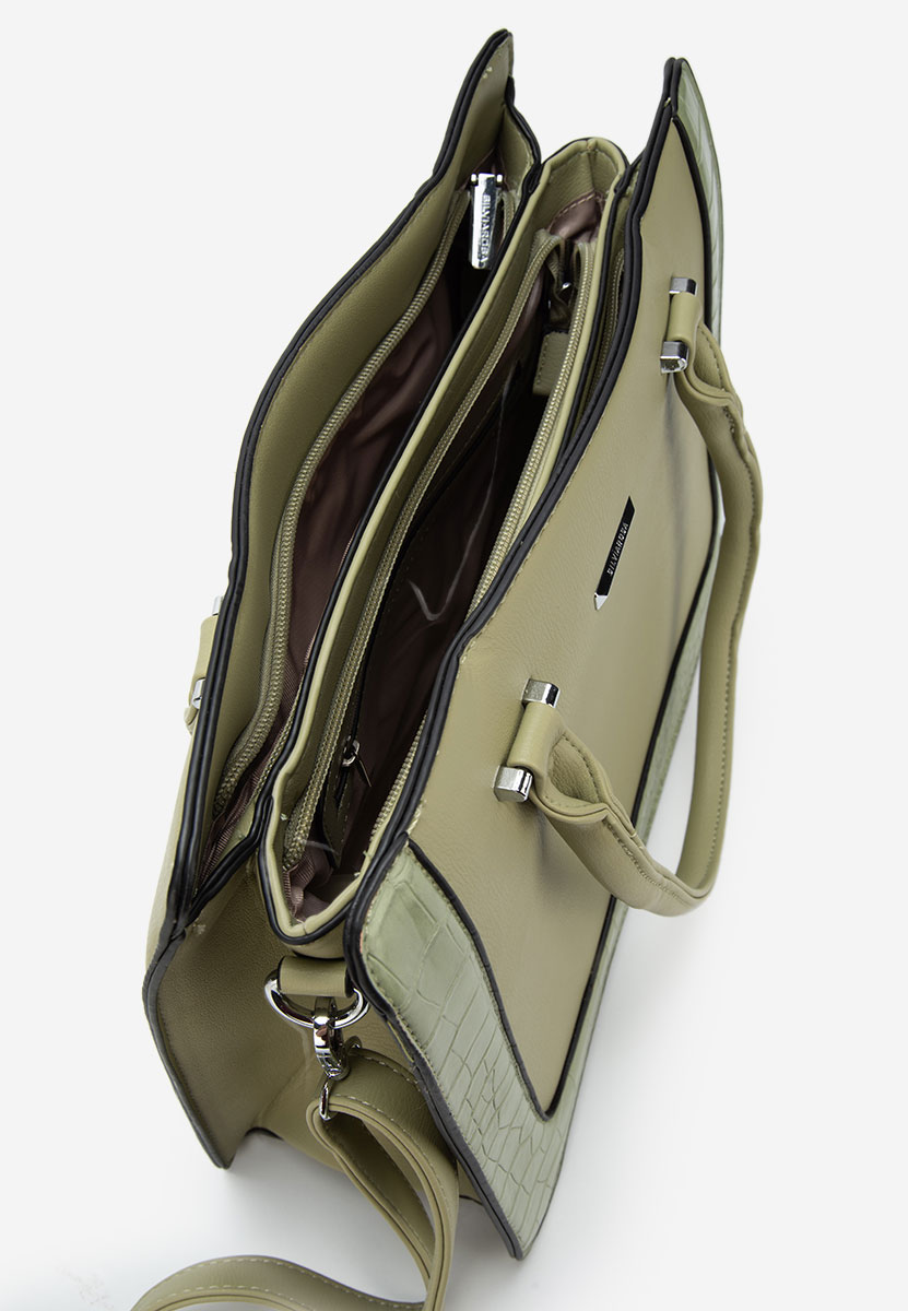 Borsa da ufficio Silvia Rosa 8045 verde