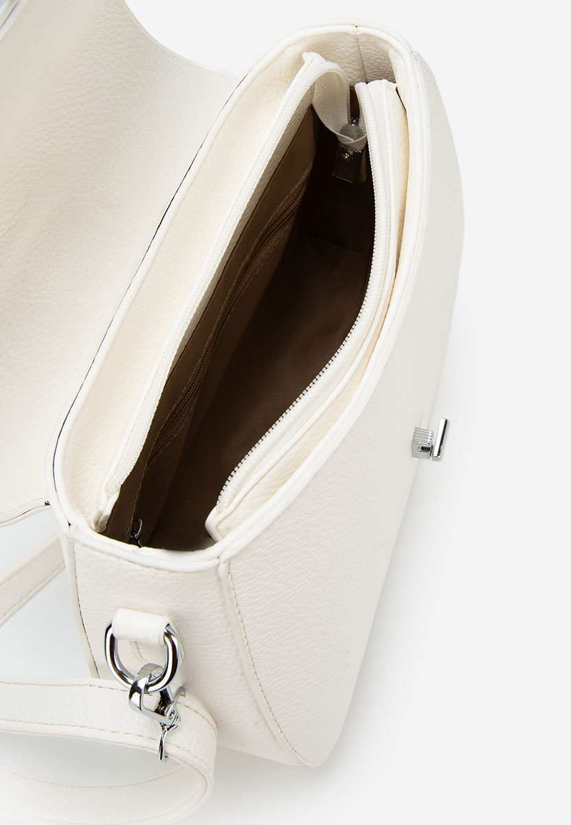 Borsa a spalla Silvia Rosa 25J510 bianca