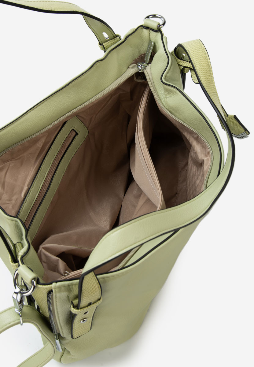 Borsa a mano Silvia Rosa 8256 verde