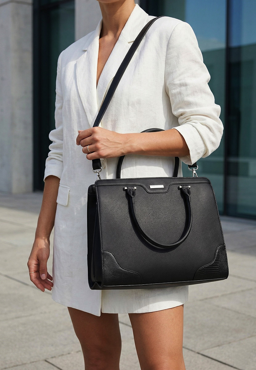 Borsa a mano Silvia Rosa 6926 nera