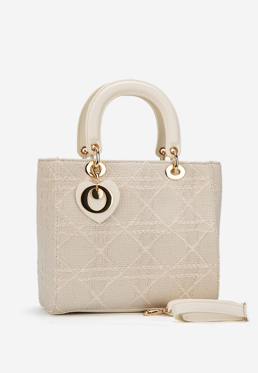 Borsa a mano Nanaria bianca