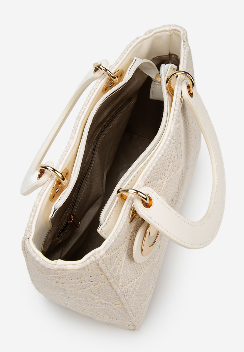 Borsa a mano Nanaria bianca