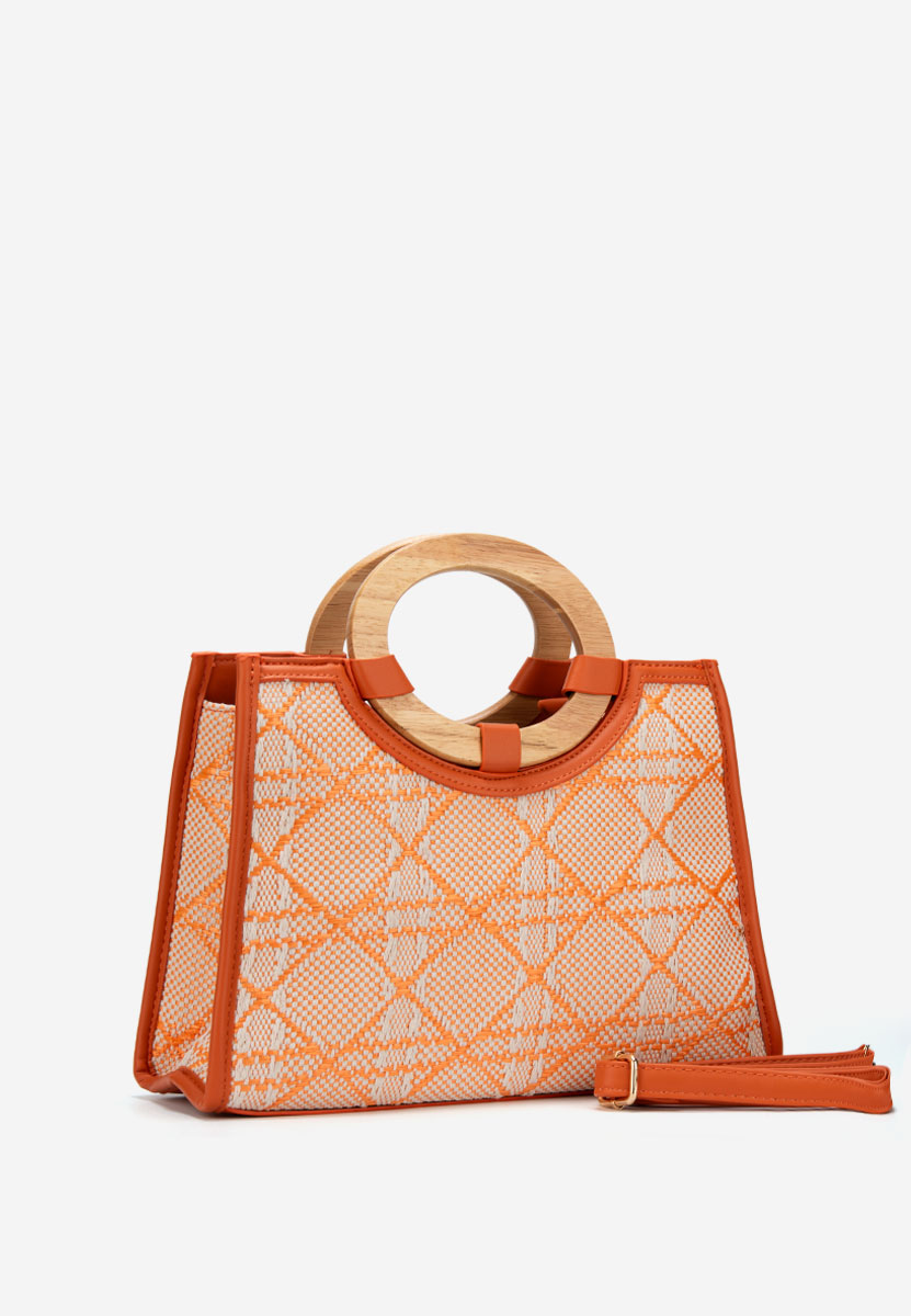 Borsa a mano Margaretta arancione