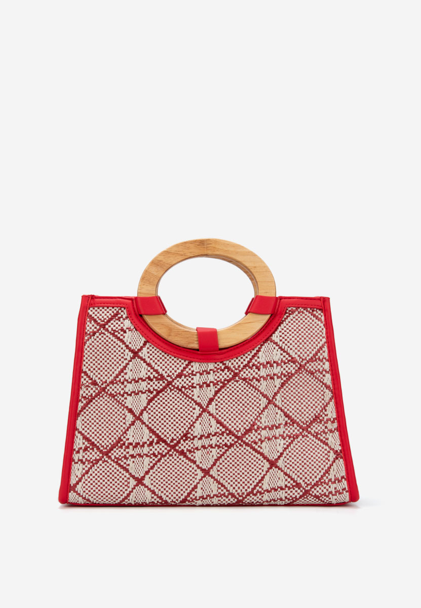Borsa a mano Margaretta rosso