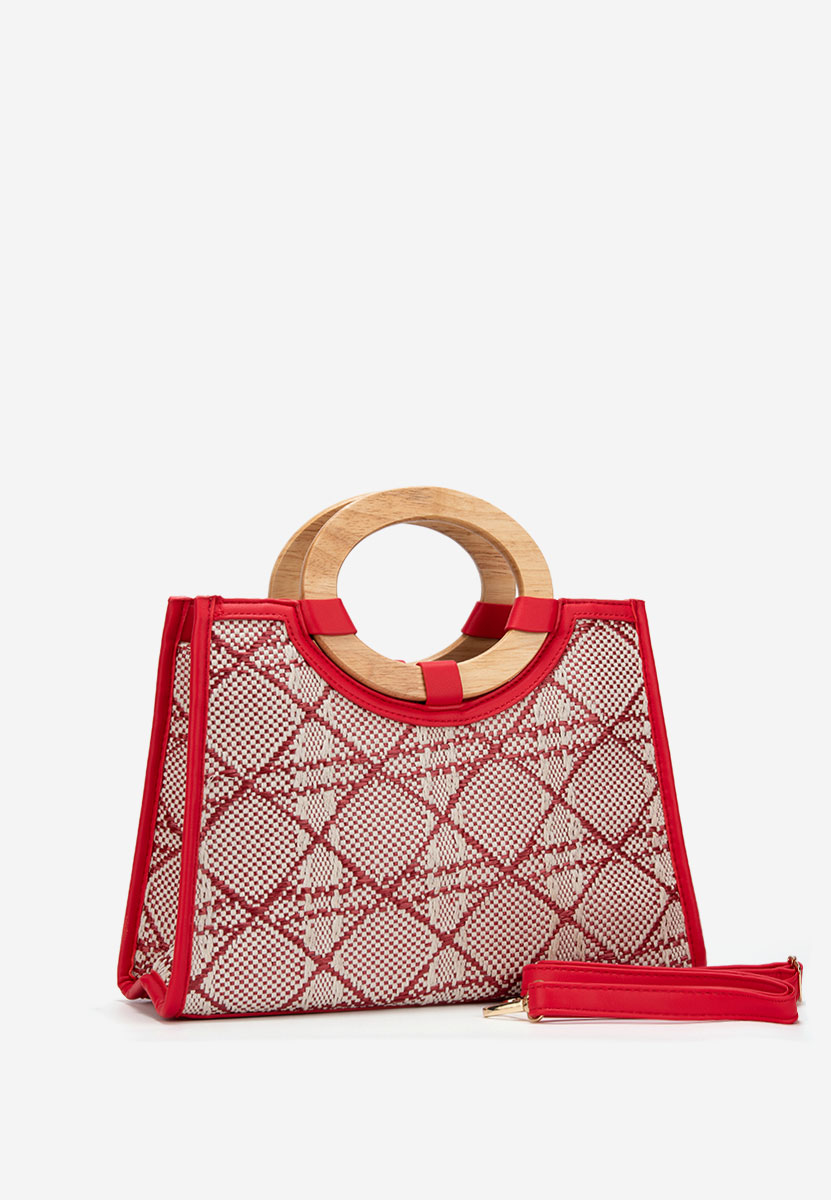 Borsa a mano Margaretta rosso