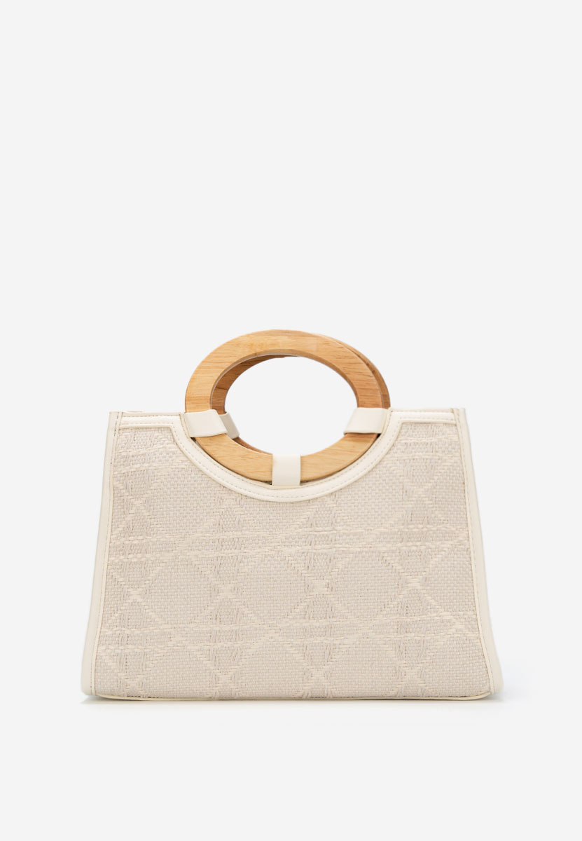 Borsa a mano Margaretta bianca