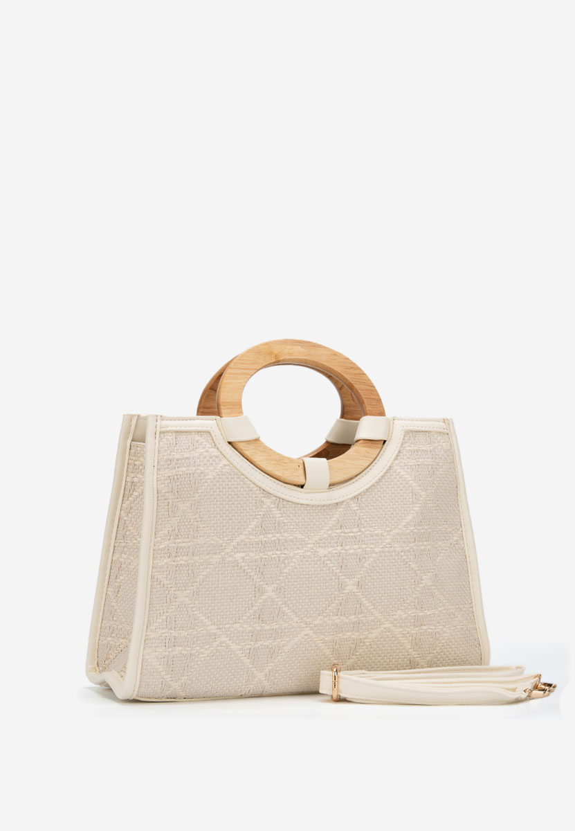 Borsa a mano Margaretta bianca