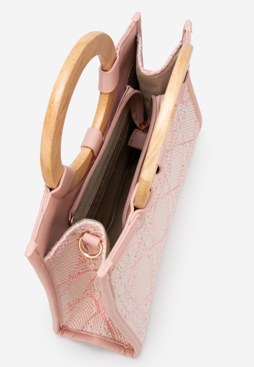 Borsa a mano Margaretta rosa