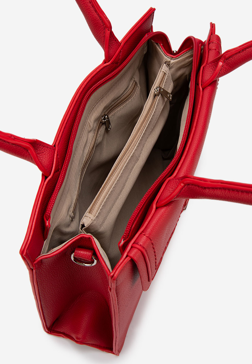 Borsa a mano Ozania rosso