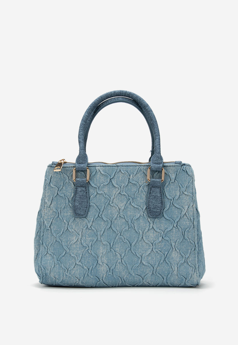 Borsa a mano Karlasia denim