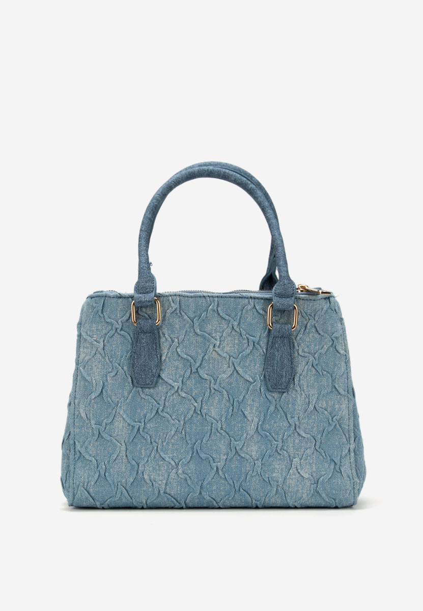 Borsa a mano Karlasia denim