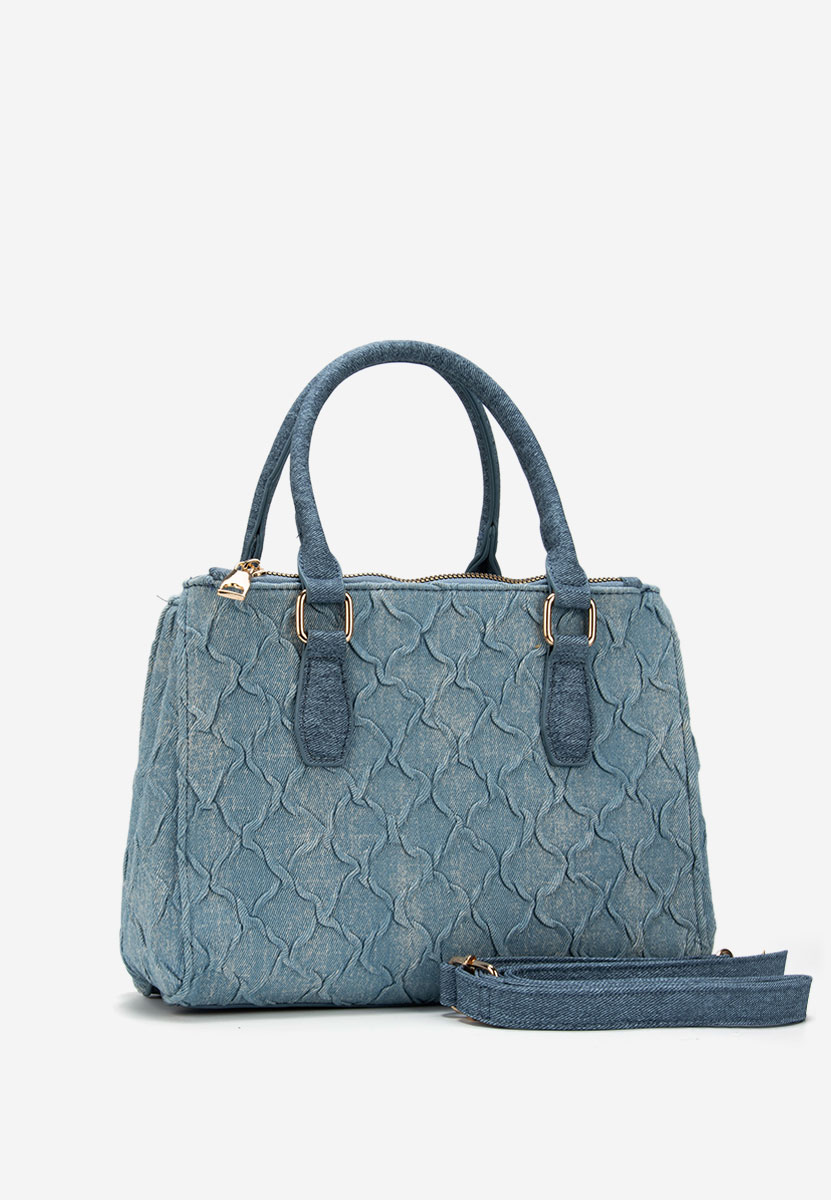 Borsa a mano Karlasia denim