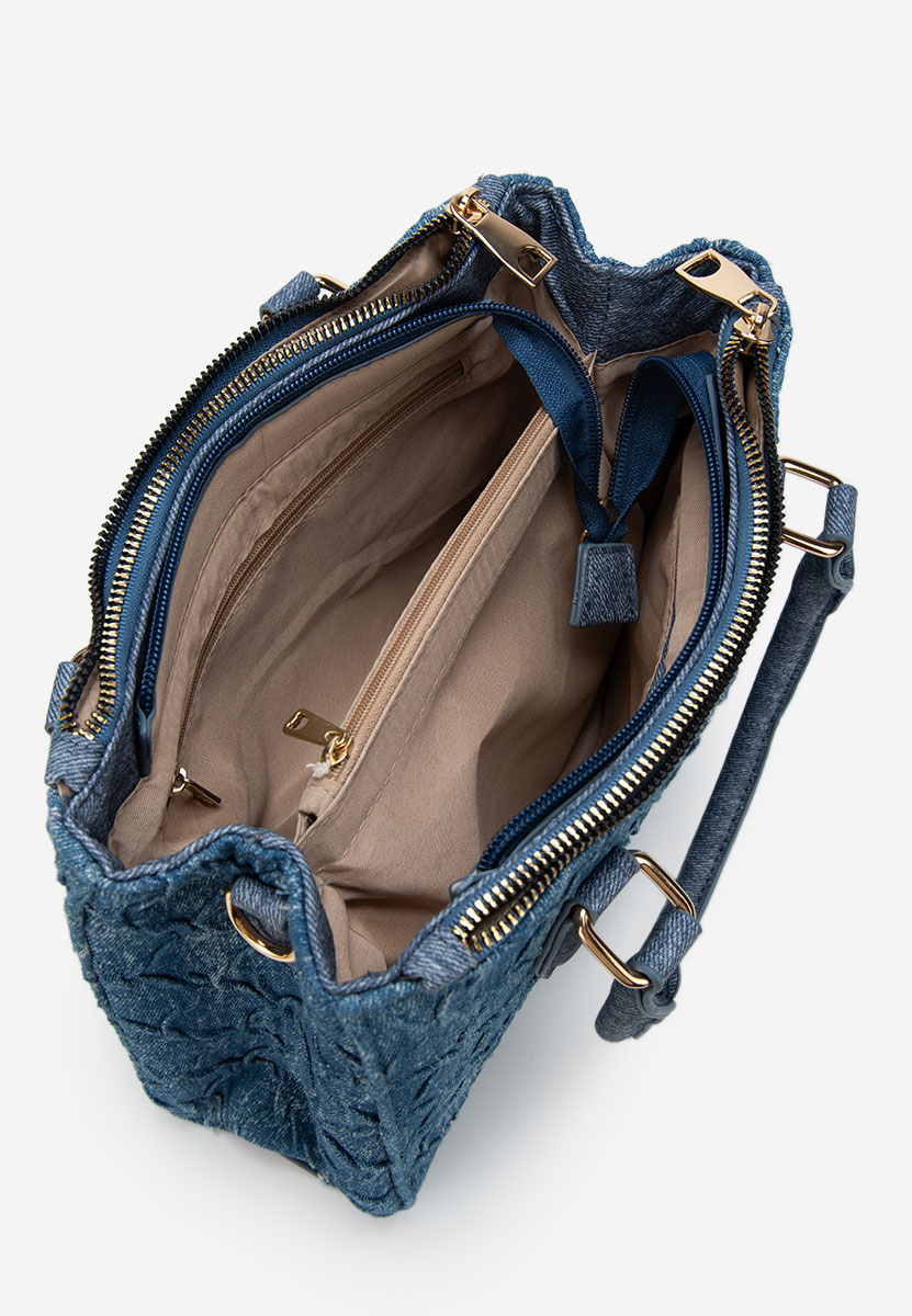 Borsa a mano Karlasia V3 denim