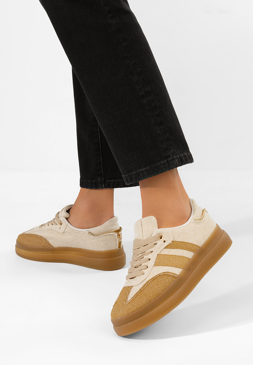 Sneakers donna Deenia camel