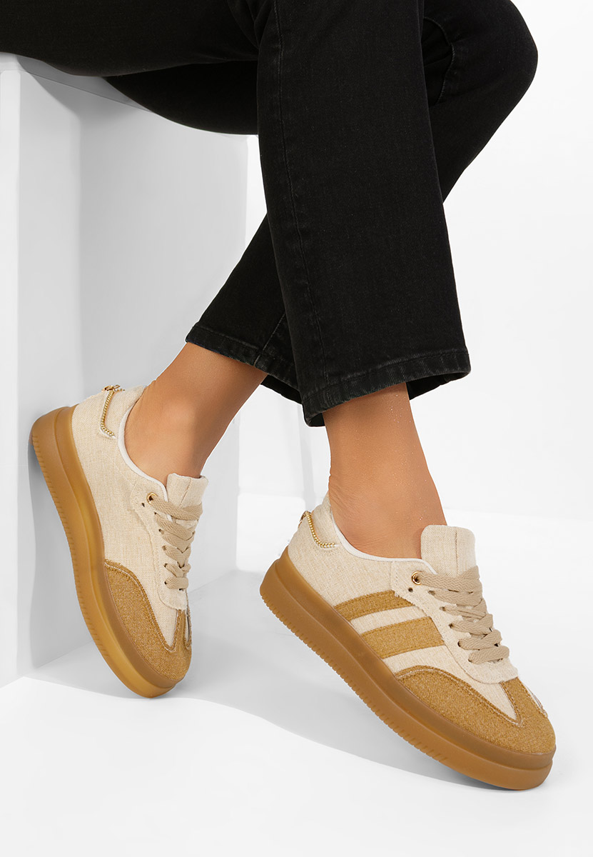 Sneakers donna Deenia camel