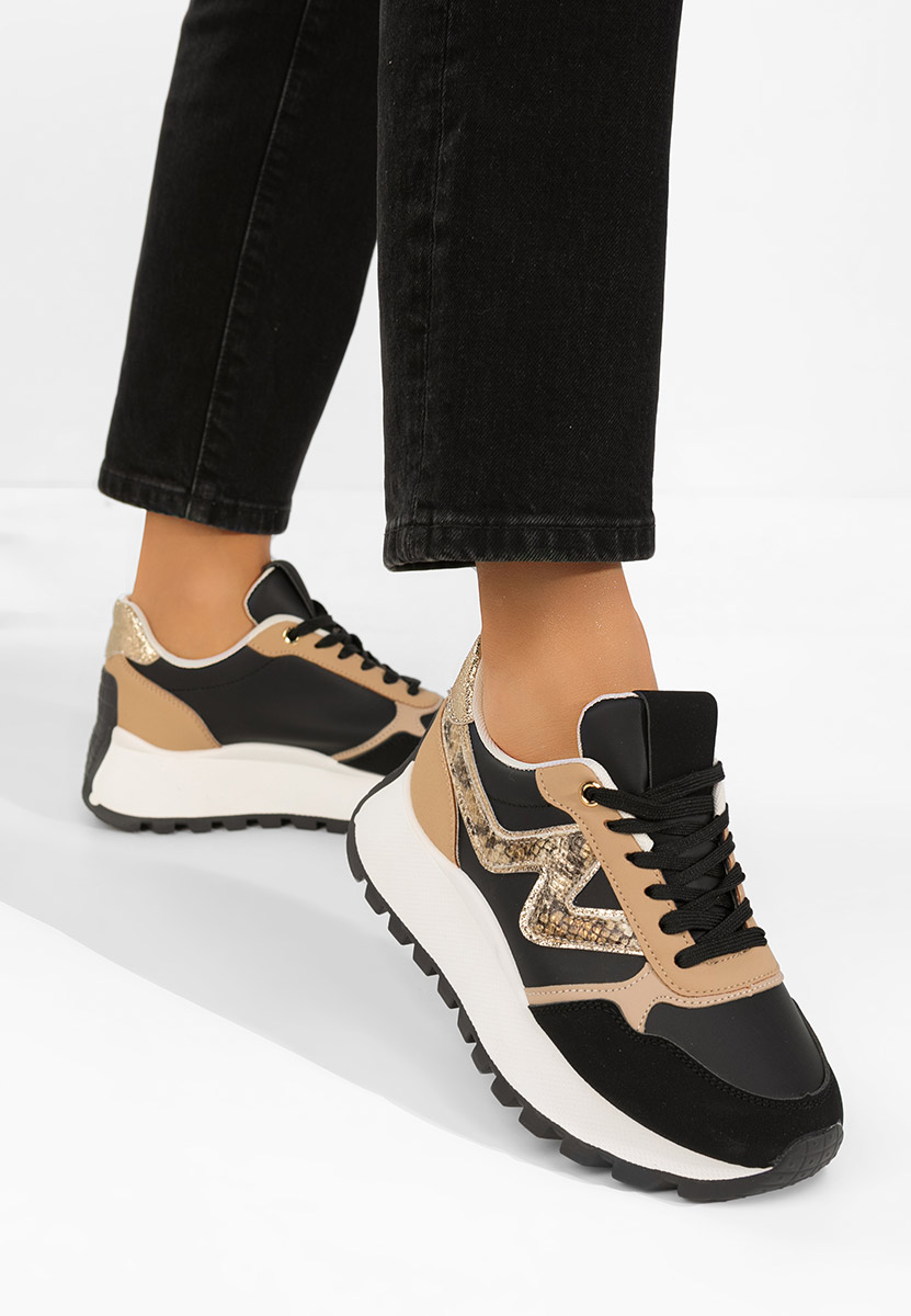 Sneakers con plateau Catrinela nero