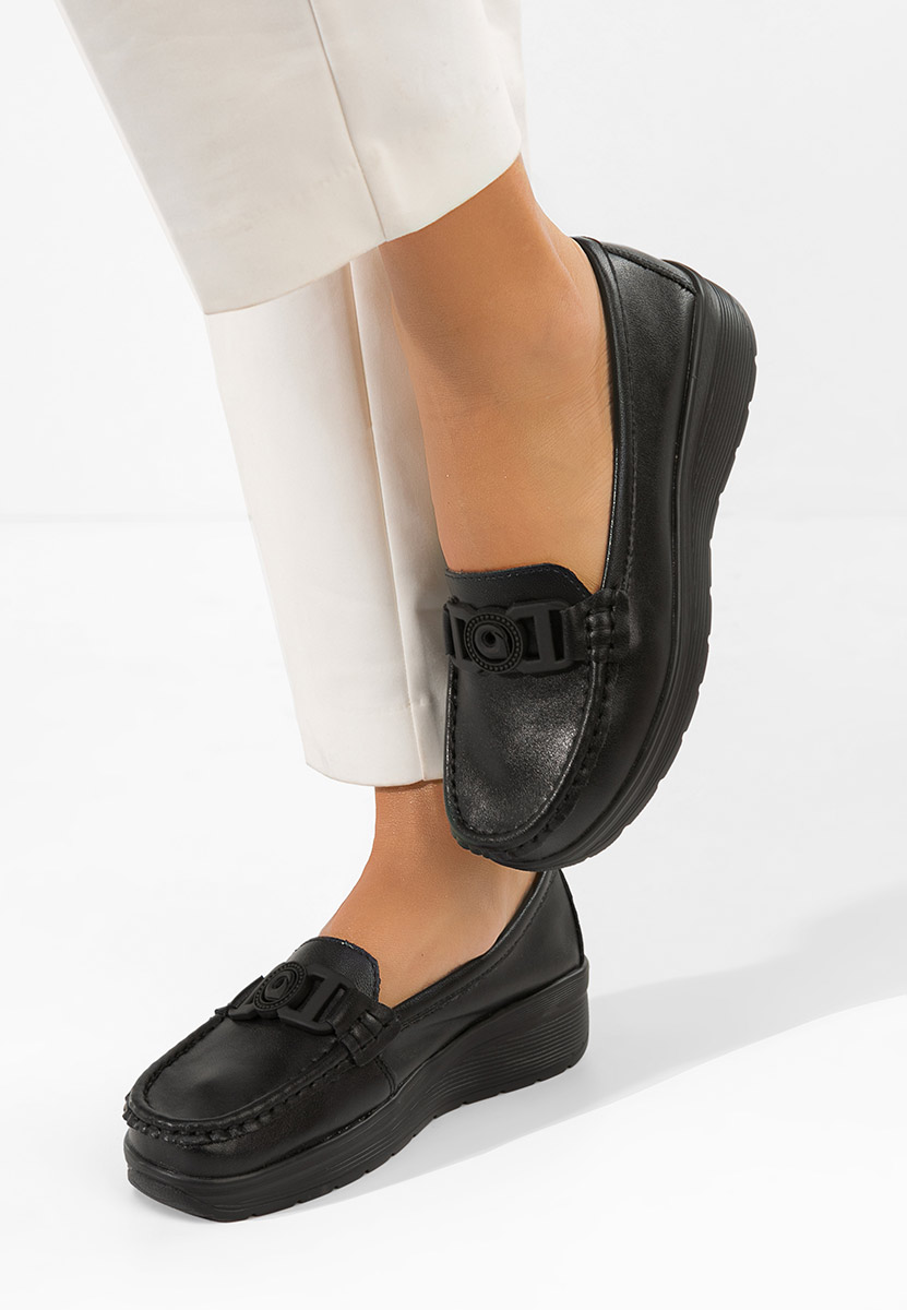 Mocassini pelle Gabielia nero