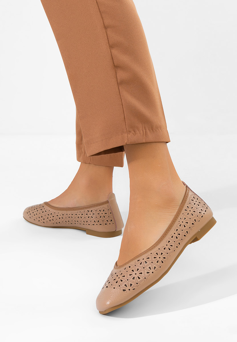 Ballerine pelle Verioma V2 beige