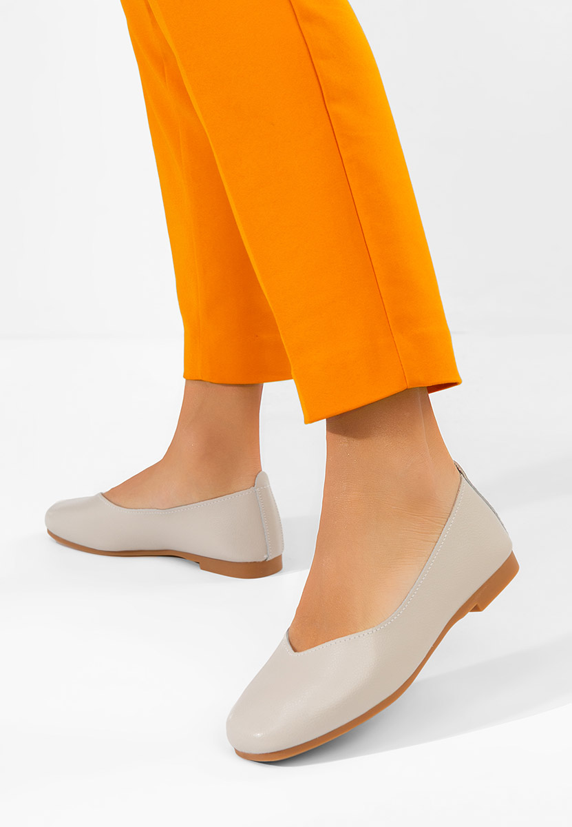 Ballerine pelle Gabiela beige