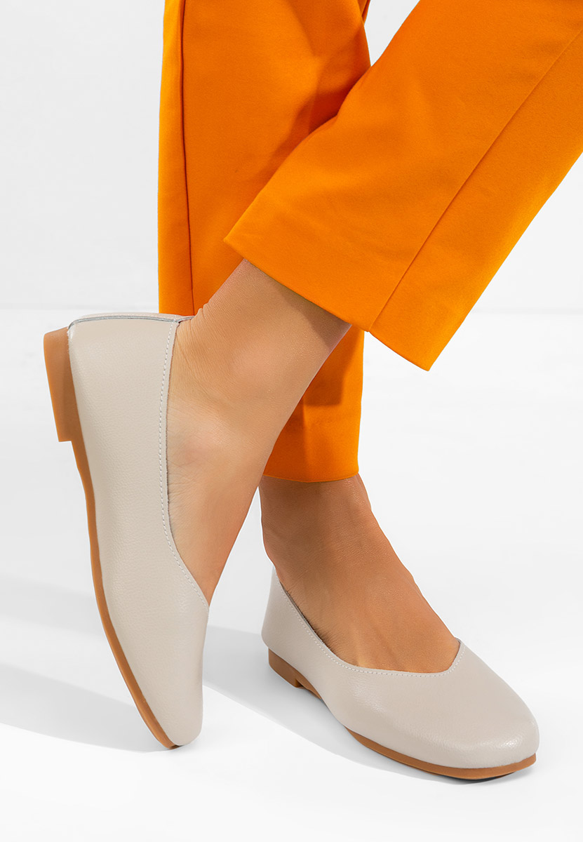 Ballerine pelle Gabiela beige