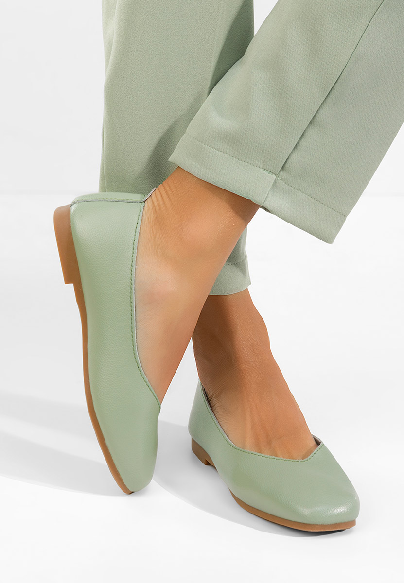 Ballerine pelle Gabiela verdi