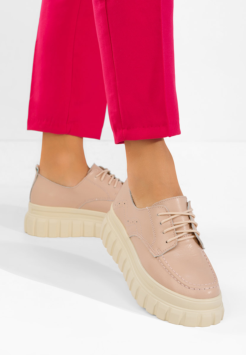 Scarpe basse donna pelle Camya rosa