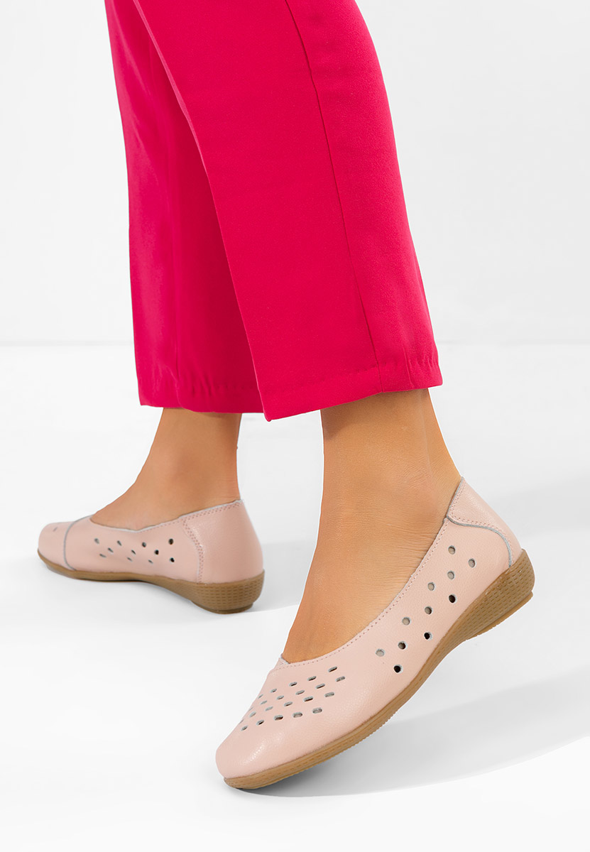 Ballerine pelle Andeia rosa