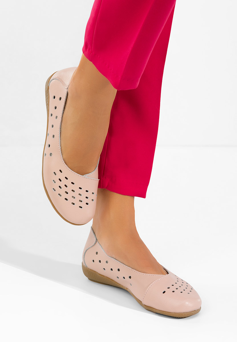 Ballerine pelle Andeia rosa