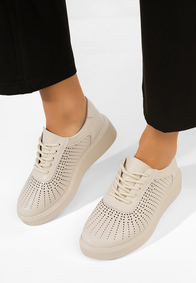 Sneakers donna Oleiana beige