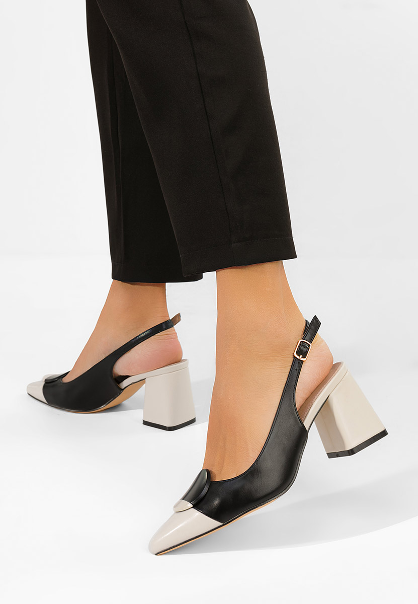 Décolleté Slingback Ferrela nero