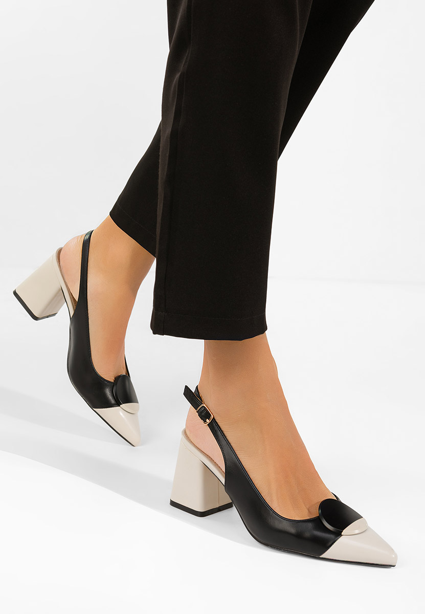 Décolleté Slingback Ferrela nero